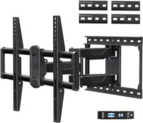 img 4 attached to 📺 Mounting Dream Full Motion TV Mount for 42-70 Inch TVs - Adjustable Swivel, Tilt and Articulating Dual Arms - Supports up to 100 lbs - Max VESA 600x400mm - Fits 16&#34;, 18&#34;, 24&#34; Studs - Model MD2617-24K