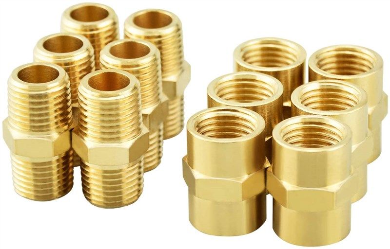 gasher metals fitting nipple thread 로고