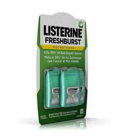 img 2 attached to 🌬️ Larger-Pack Listerine Fresh Burst PocketPaks Breath Strips, 144 Count in Total