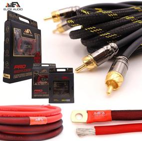 img 4 attached to 🔌 Elite Audio 4 Gauge Pro Amp Kit EA-PROK4: Complete OFC Wiring Kit for Powerful 4000 Watt Amplifier Installation with 0 Ga Copper Wire, Copper RCA Interconnects, and OFC Speaker Wire