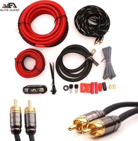 img 3 attached to 🔌 Elite Audio 4 Gauge Pro Amp Kit EA-PROK4: Complete OFC Wiring Kit for Powerful 4000 Watt Amplifier Installation with 0 Ga Copper Wire, Copper RCA Interconnects, and OFC Speaker Wire