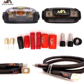 img 2 attached to 🔌 Elite Audio 4 Gauge Pro Amp Kit EA-PROK4: Complete OFC Wiring Kit for Powerful 4000 Watt Amplifier Installation with 0 Ga Copper Wire, Copper RCA Interconnects, and OFC Speaker Wire