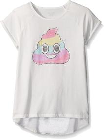 img 2 attached to 👚 Girls' Clothing: Childrens Place Violet Sleeve T-Shirt