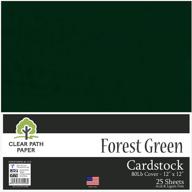 forest green cardstock cover sheets logo