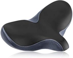 img 4 attached to 🚴 YLG Oversized Comfort Bike Seat Memory Foam Soft Saddle Waterproof Universal Fit Bicycle Seat for Women and Men - Comfortable Replacement Bike Saddle