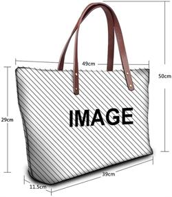 img 3 attached to Stylish JEOCODY Organizer Shopping Shoulder Handbags: Women's Handbags & Wallets All in One!