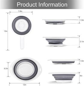img 3 attached to Складные силиконовые фильтры для дуршлагов Часть