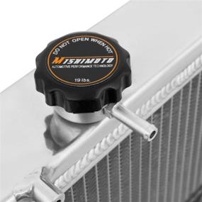 img 1 attached to 🚘 Mishimoto MMRAD-EVO-456 Performance Aluminum Radiator for Mitsubishi Lancer Evo 4/5/6 (1996-2000)