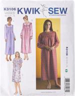 👗 kwik sew k3106 выкройка для ночных сорочек: размеры xs до xl, раскройте своё творчество! логотип