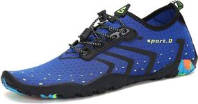 img 4 attached to 🏖️ Mishansha Unisex Water Shoes: Quick-Dry Barefoot Footwear for Beach, Swim, Dive, Kayak, Surf, Windsurf, Aqua Sports