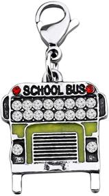 img 4 attached to CHOORO Bus Driver Gift: School Bus Zipper Pull - Ideal Appreciation & Retirement Jewelry for School Bus Drivers