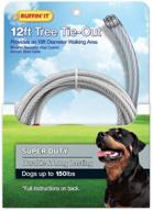 🐶 ruffin' it tree tie out: ultimate 4200-pound strength for dogs, covers up to 18-feet logo