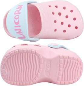 img 3 attached to Kids' Pink Unicorn Swimming Slippers U621CDLKDDDX01 – Size 165 Boys' Shoes