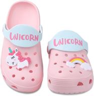 kids' pink unicorn swimming slippers u621cdlkdddx01 – size 165 boys' shoes logo