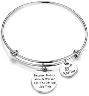 realtor because miracle official bracelet logo