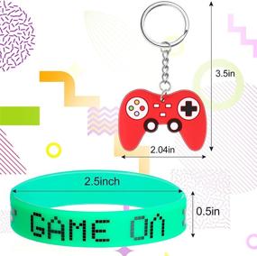 img 2 attached to Controller Keychains Bracelets Silicone Wristbands