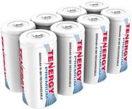 🔋 tenergy premium rechargeable c batteries - high capacity 5000mah | 8-pack c size nimh batteries logo