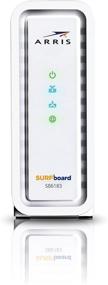 img 2 attached to ARRIS SB6183 SURFboard DOCSIS 3.0 Cable Modem - Compatible with Cox, Spectrum, Xfinity & others (White)