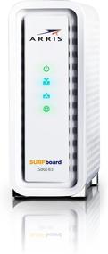 img 1 attached to ARRIS SB6183 SURFboard DOCSIS 3.0 Cable Modem - Compatible with Cox, Spectrum, Xfinity & others (White)
