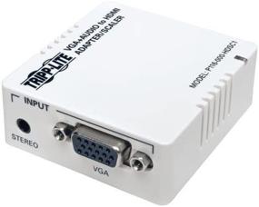 img 1 attached to 🔌 Tripp Lite VGA в HDMI конвертер/скейлер с аудио, белый - P116-000-HDSC1: идеальное решение для улучшенной интеграции видео и аудио.