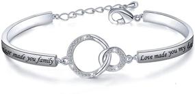 img 4 attached to Zuo Bao Daughter-in-Law Bracelet: A Family Bonded by Marriage, Love Bonded as My Daughter - Stepdaughter Jewelry