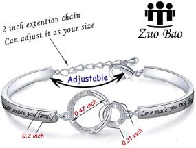 img 3 attached to Zuo Bao Daughter-in-Law Bracelet: A Family Bonded by Marriage, Love Bonded as My Daughter - Stepdaughter Jewelry