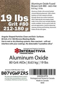 img 1 attached to Aluminum Oxide 80 19 LBS Blasting