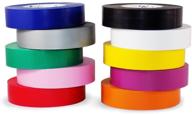 🌈 t.r.u. el-766aw rainbow pack general purpose electrical tape - ul/csa listed, 3/4" (w) x 66' (l), 10 pack - suitable for use at 600v логотип