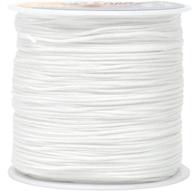 🪔 high-quality mandala crafts blinds string: durable braided nylon lift cord replacement for rvs, windows, shades, and rollers – (0.8mm, white) logo