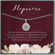 💖 pearl grace necklace: perfect gift for mom, stepmom, bonus mom, and mother-in-law logo