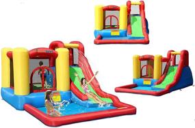 img 3 attached to 🏠 Bounceland Splash Bounce House Inflatable Bouncer