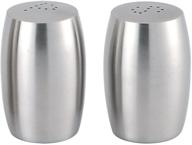 cuisinox stainless steel salt & pepper shaker set: sleek and functional seasoning dispensers logo