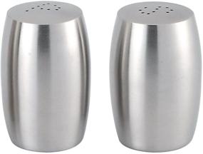 img 3 attached to Cuisinox Stainless Steel Salt & Pepper Shaker Set: Sleek and Functional Seasoning Dispensers