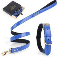 bolux leather collar durable collars logo