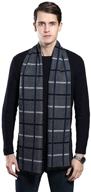 warm and stylish men's winter cashmere scarf by ohayomi logo