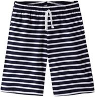 🩳 spring & gege boys comfy knit jersey pull-on cotton shorts logo