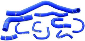 img 2 attached to 🔵 Blue Silicone Radiator Hose Kit for Honda Civic 1988-1991 - Mishimoto MMHOSE-CIV-88BL