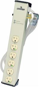 img 1 attached to Leviton 5300 HT2 6 Outlet Protector 6 Feet - Левитон 5300 HT2 защитник с 6 розетками, 6 футов