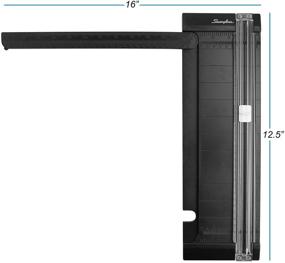 img 2 attached to 12 Inch Swingline Titanium Manual Paper Trimmer & Slicer with Security Safeguard, Side 📐 Ruler - Ideal Straight Edge Cutter for Scrapbooking, Large & Small Craft, Photo & Card Applications