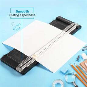 img 3 attached to 12 Inch Swingline Titanium Manual Paper Trimmer & Slicer with Security Safeguard, Side 📐 Ruler - Ideal Straight Edge Cutter for Scrapbooking, Large & Small Craft, Photo & Card Applications