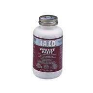 🧪 la-co pipetite paste soft set thread compound, 1/2 pint jar with brush in cap logo
