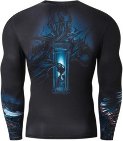 img 2 attached to Red Plume Compression Baselayer Athletic Sports & Fitness and Other Sports