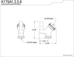 img 1 attached to Kingston Brass K179A8 Trimscape Showerscape