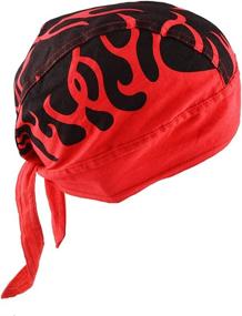 img 2 attached to 🚴 Ultimate Comfort and Style: Cycling Doo RAG Skull Cap Hat Bandana Head Wrap