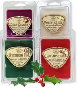 img 4 attached to 🕯️ Way Out West Candles Scented Wax Melts - Highly Fragrant Air Freshener - 4 Pack Assorted Set of 6 Melt Cubes - Made in USA (4, Fall &amp; Winter Collection)