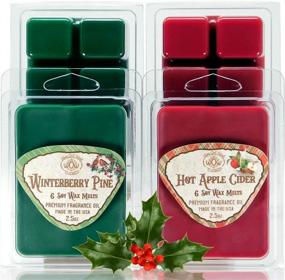 img 1 attached to 🕯️ Way Out West Candles Scented Wax Melts - Highly Fragrant Air Freshener - 4 Pack Assorted Set of 6 Melt Cubes - Made in USA (4, Fall &amp; Winter Collection)