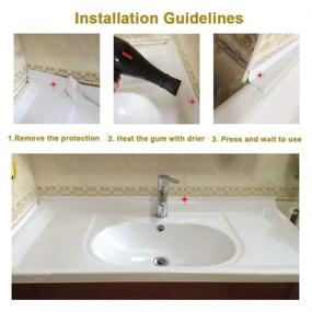 img 2 attached to 🔒 LMHOME Caulking Self-Adhesive Waterproof Protector 1 1: Ultimate Sealant and Waterproofing Solution