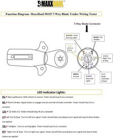 img 1 attached to 🔌 Efficiently Test Your Trailer Wiring with MAXXHAUL 50155 7-Way Blade Trailer Wiring Tester