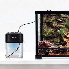 img 3 attached to 🦎 Repti Zoo 2.2L Solo Adjustable Starter Mister: High-Pressure Silent Pump Machine for Reptile Terrariums- Enhance Humidity with Misting Rainforest Sprayer System - Includes 2PCS Nozzles for Reptiles/Amphibians