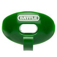 👄 battle oxygen lip protector mouthguard: ultimate sports shield for lips and teeth – green, one size логотип